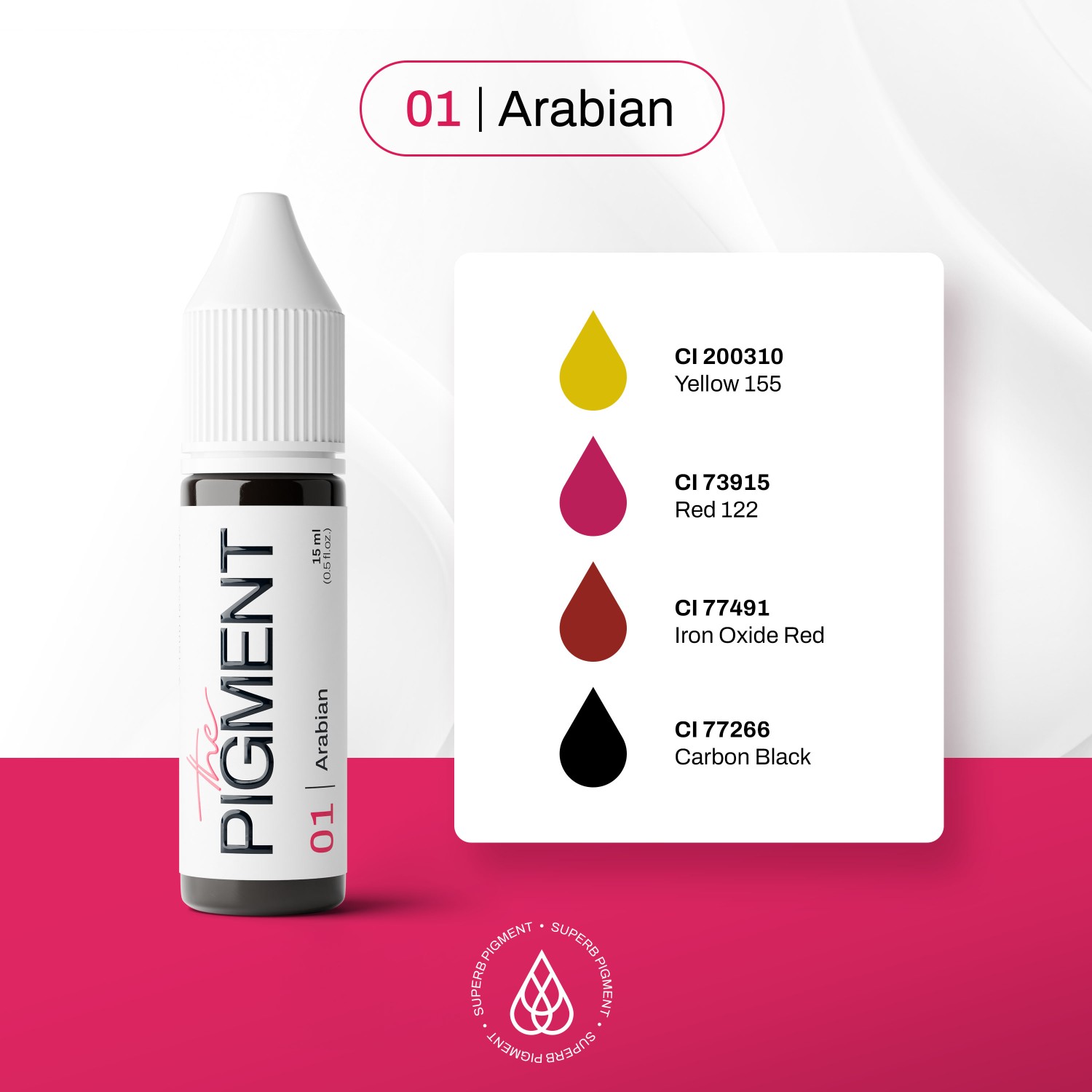 THE PIGMENT წარბის პიგმენტი Arabian 15 მლ.